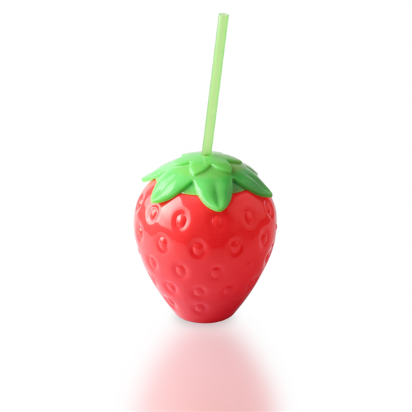 Charmlite Sparkle Plastic Strawberry Cup with LED Function 16oz09