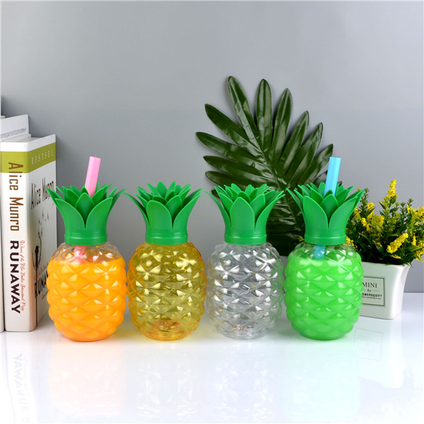 Charmlite New Plastic Pineapple Shape Drinking Cup with LED Funtion 16oz6 (4)